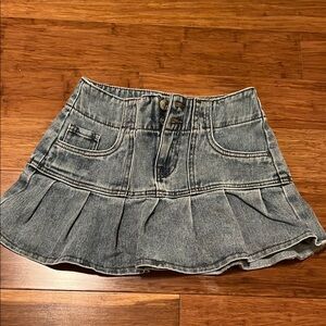 PAC Sun Denim Mini Skirt